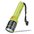 1200lm 3 vatios potentes antorcha de buceo recargable